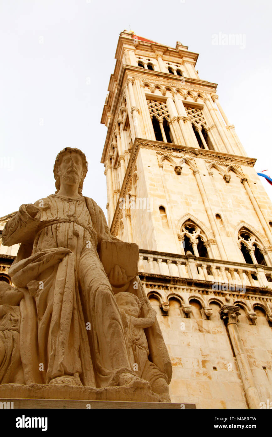 Trogir, Dalmazia, Croazia, Europa Foto Stock