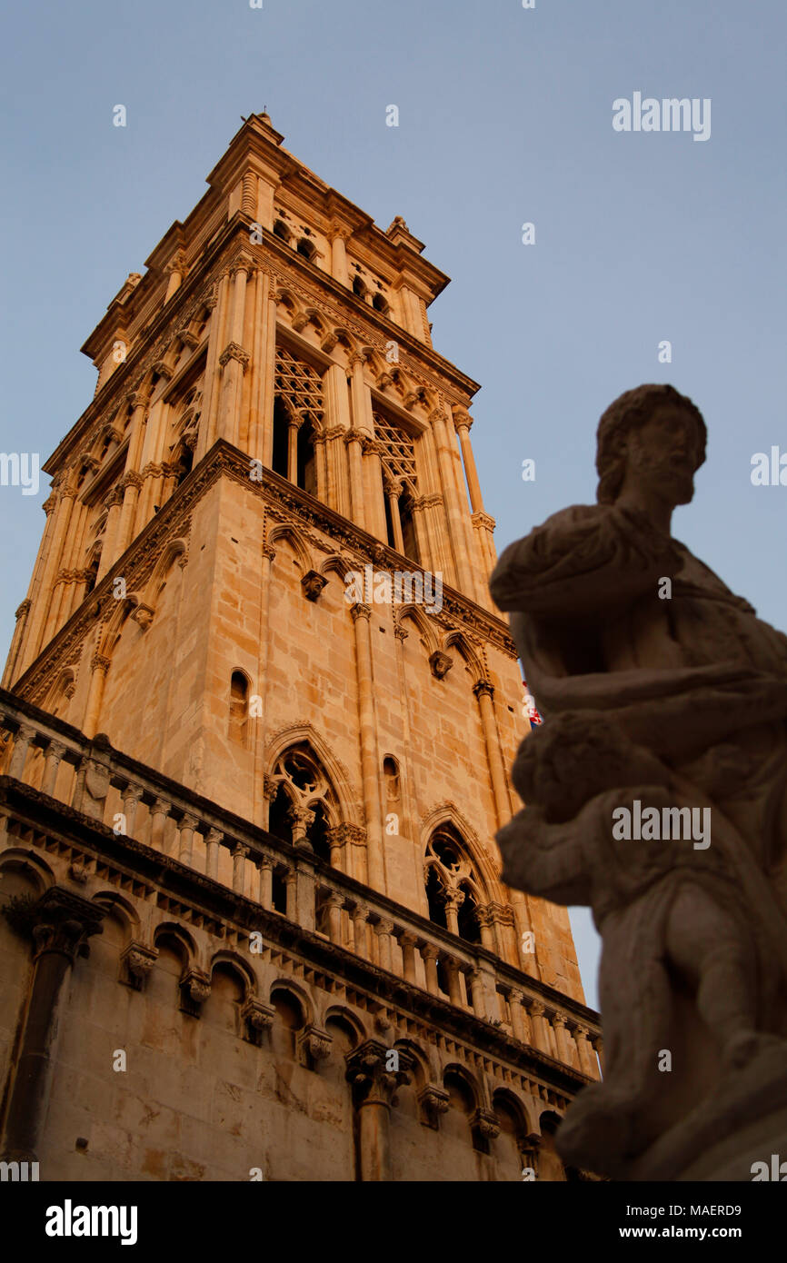 Trogir, Dalmazia, Croazia, Europa Foto Stock