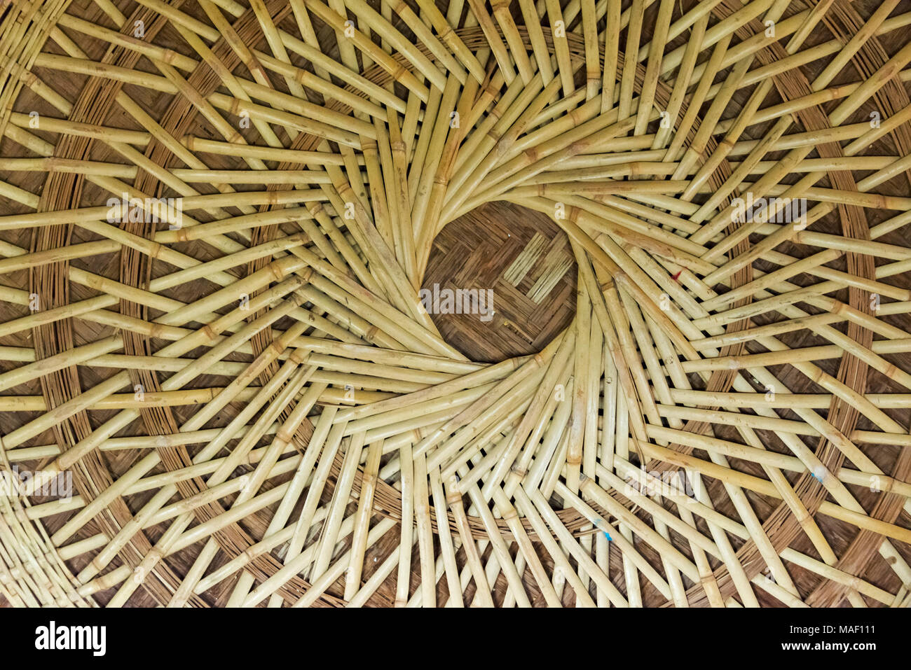 Big shallow cestello di bambù, Danba County, Garze tibetano prefettura autonoma, western Sichuan, Cina Foto Stock