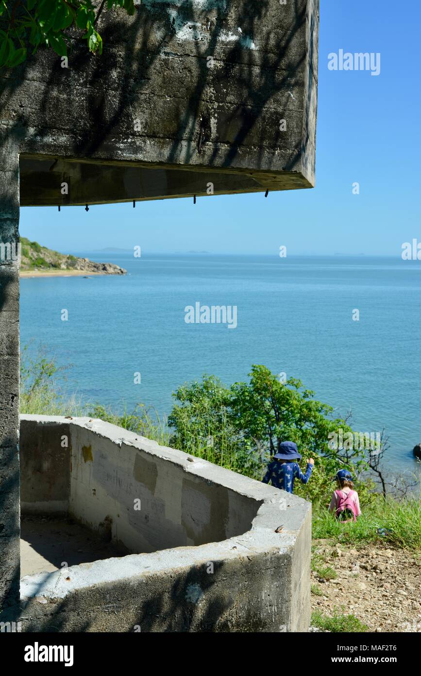 Shelly Cove trail a Cape Pallarenda Conservation Park Queensland Australia Foto Stock