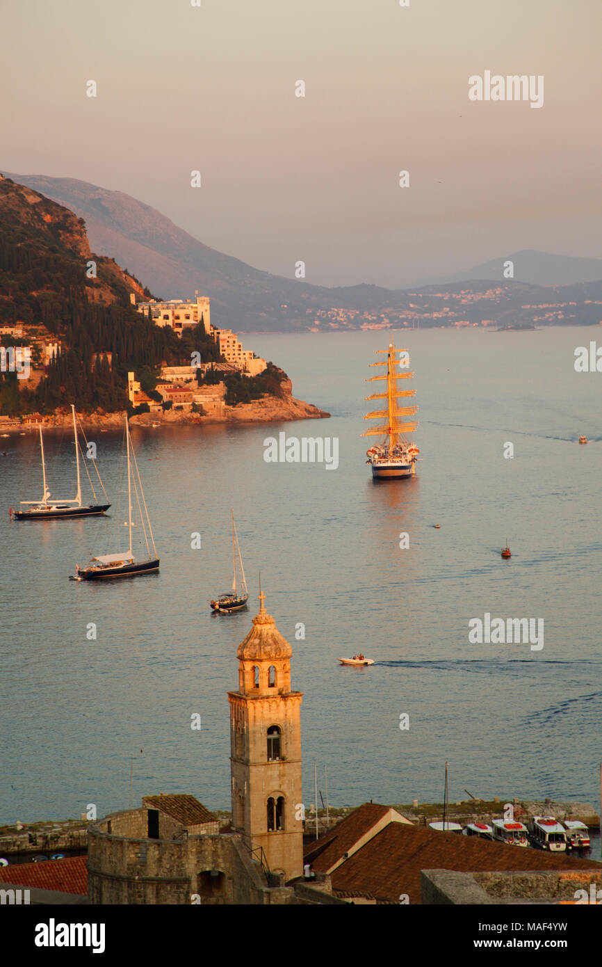 Dubrovnik, Dalmazia, Croazia, Europa Foto Stock