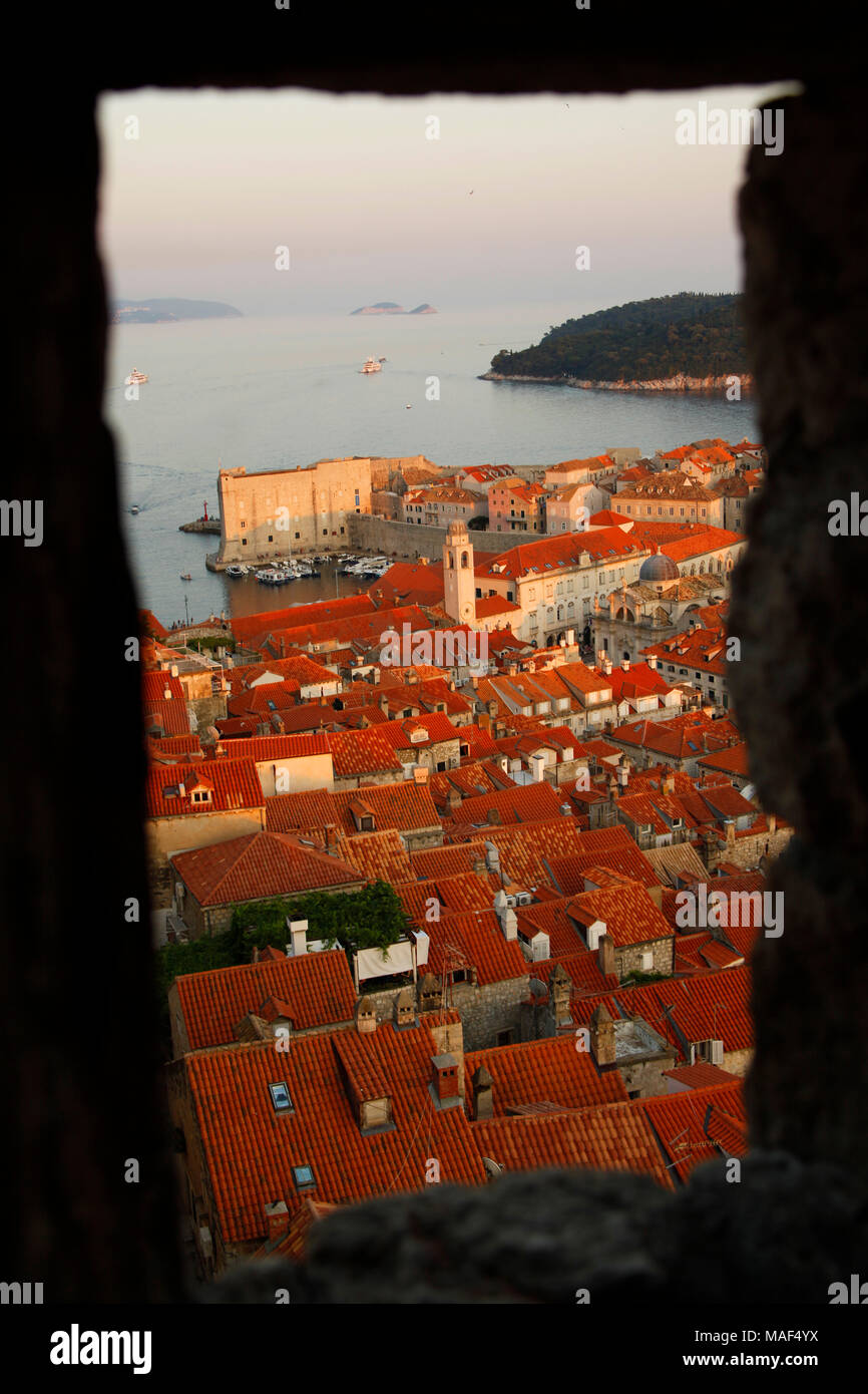Dubrovnik, Dalmazia, Croazia, Europa Foto Stock
