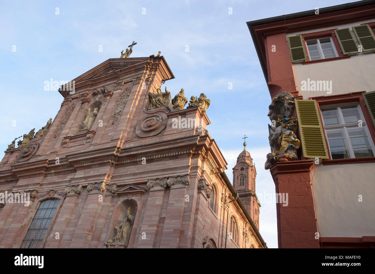 Jesuitenkirche, Heidelberg, Baden-Württemberg, Deutschland Foto Stock