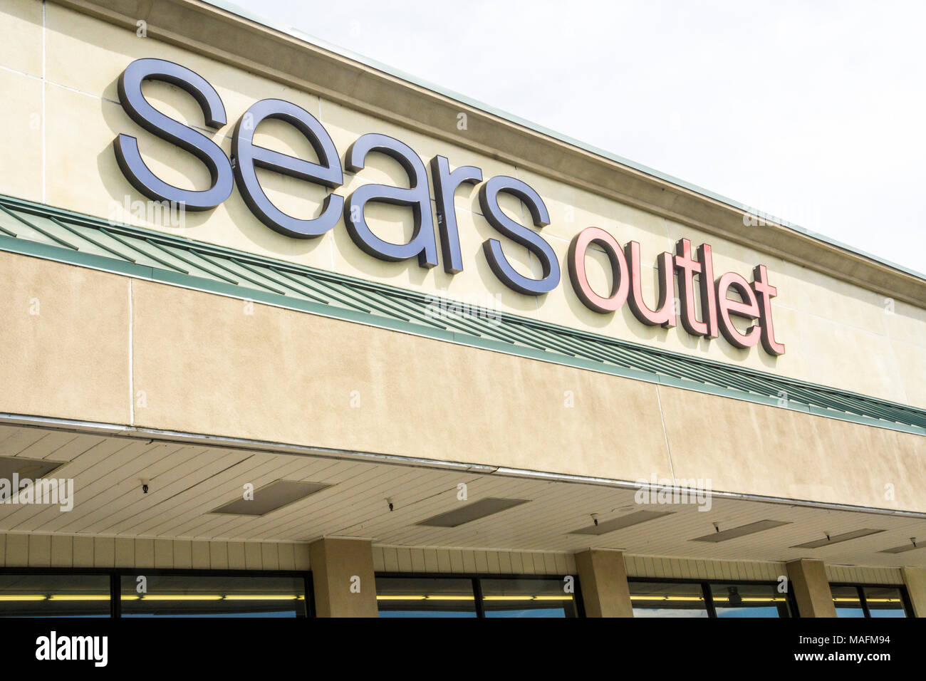 Sears Outlet store in Modesto California Stanislao county USA Foto Stock