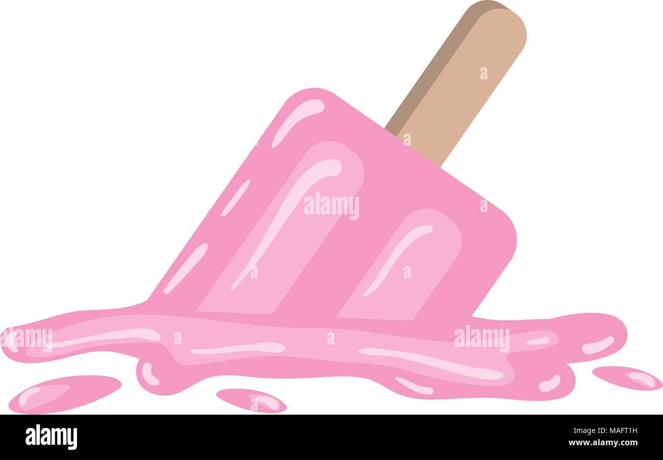 Deliziosi dolci e schioccato gelato tavolozza Illustrazione Vettoriale