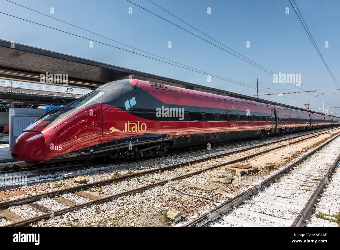 La Stazione Santa Lucia di Venezia Foto Stock