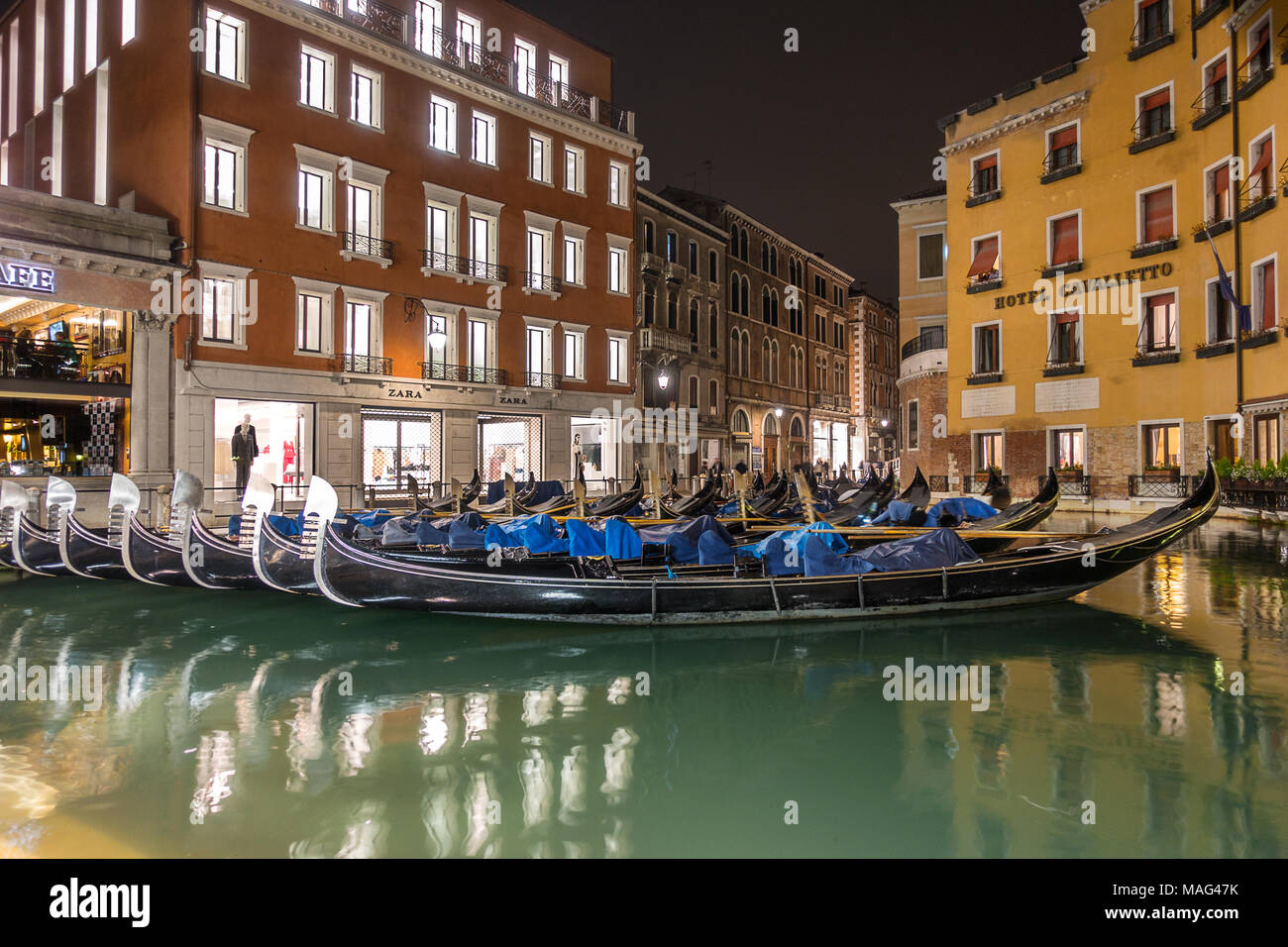 Bacino Orseolo a Venezia Foto Stock