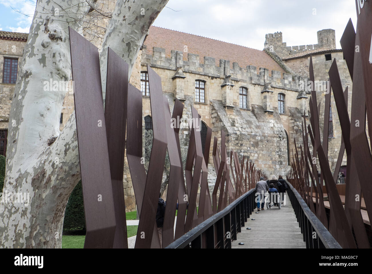 Palais des archevêques,l Arcivescovo's,Palace,centro,d,Narbonne,Aude,Occitanie,sud,d,Francia,Francia,francese,l'Europa,europeo, Foto Stock
