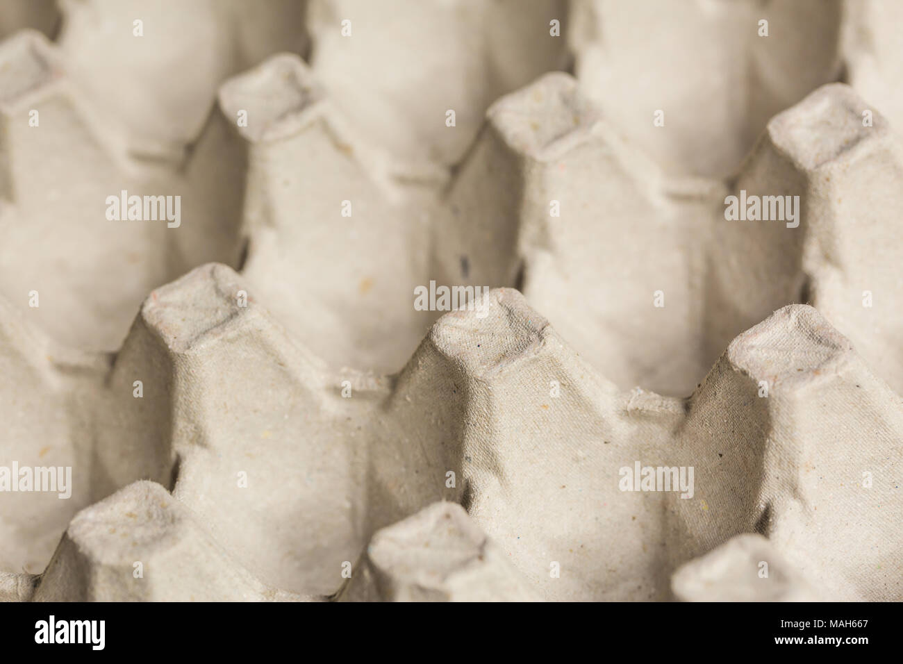 Contenitori di cartone per le uova,cartone di uova Foto Stock