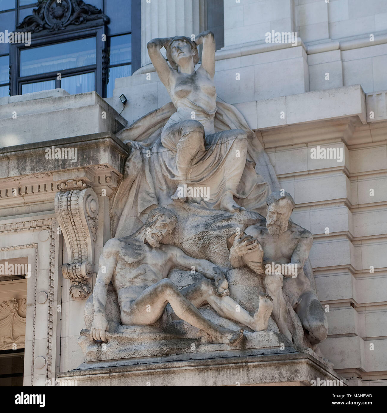 Il risveglio dell'Australia casa da Harold Parker (1873 - 1962) quando l'Australia casa fu costruita all'estremità orientale di Aldwych nel 1917 British-nato bu Foto Stock