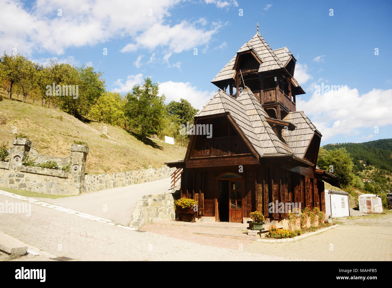 Stazione ferroviaria di Mokra Gora, Serbia Foto Stock