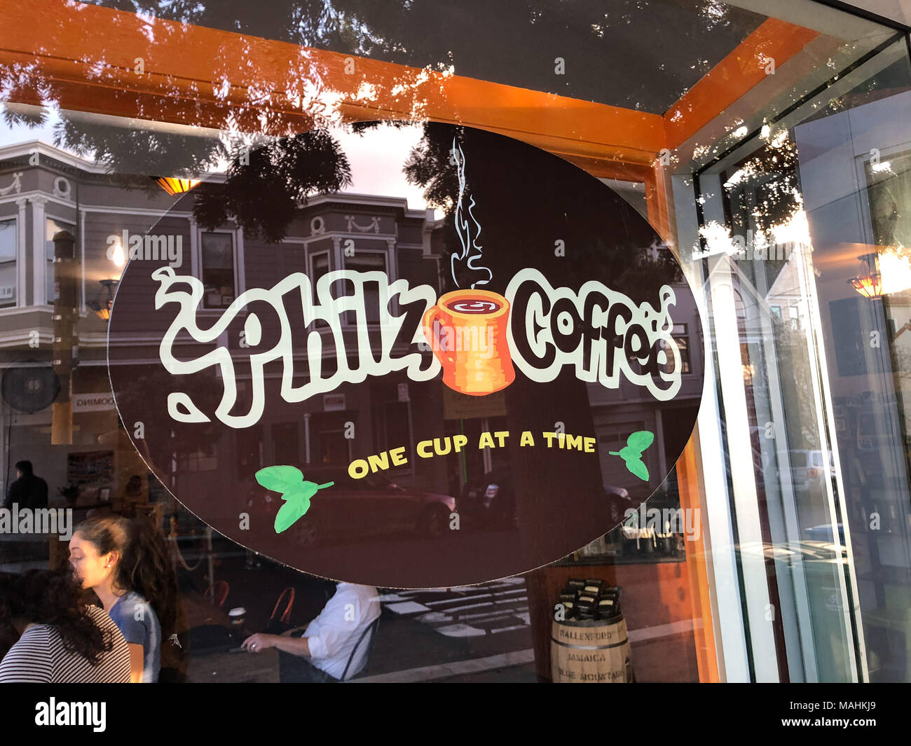 Philz Caffè San Francisco California Foto Stock