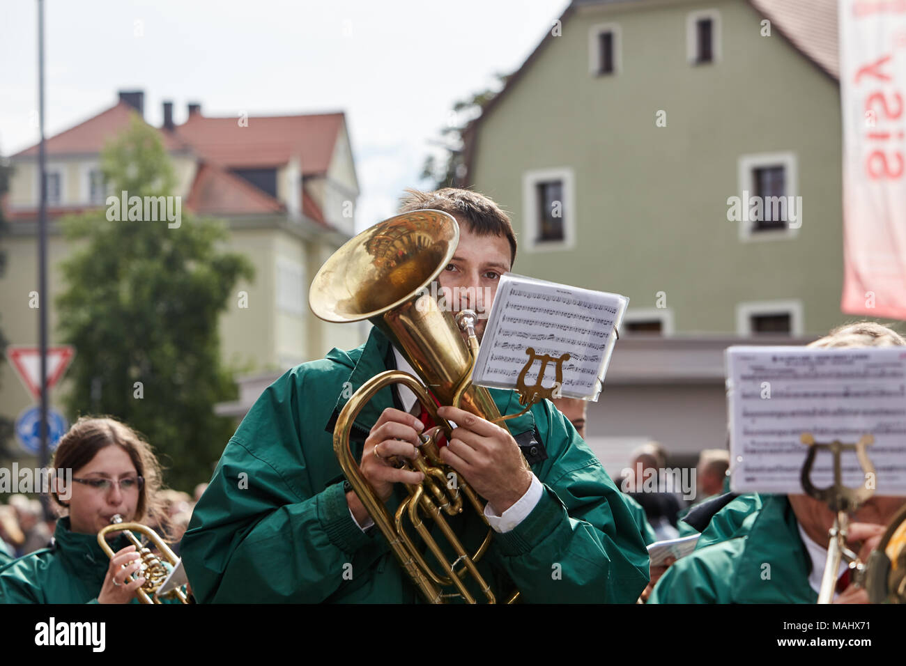 Spielmannszug Foto Stock