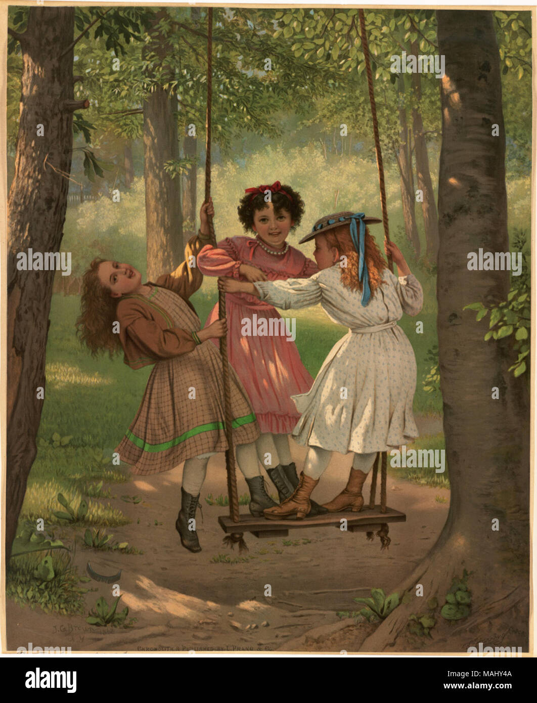 07 11 000363 Titolo: Tre Tom Boys Creator/collaboratore: Marrone, John George, 1831-1913 (artista); L. Prang & Co. (Editore) Data di pubblicazione: 1861-1897 (approssimativo) descrizione fisica nota: Genere: Chromolithographs; Ritratto di stampe; Gruppo ritratti Location: Boston Public Library su 2011-08-07: Fotocamera: Sinar AG Sinarback 54 FW, Sinar m Foto Stock 07 11 000363 Titolo: Tre Tom Boys Creator/collaboratore: Marrone, John George, 1831-1913 (artista); L. Prang & Co. (Editore) Data di pubblicazione: 1861-1897 (approssimativo) descrizione fisica nota: Genere: Chromolithographs; Ritratto di stampe; Gruppo ritratti Location: Boston Public Library su 2011-08-07: Fotocamera: Sinar AG Sinarback 54 FW, Sinar m Foto Stock