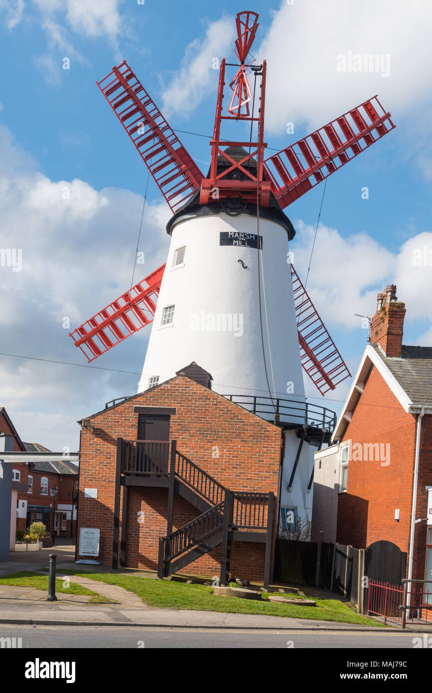 Marsh Mill Jackfield Lancashire Foto Stock