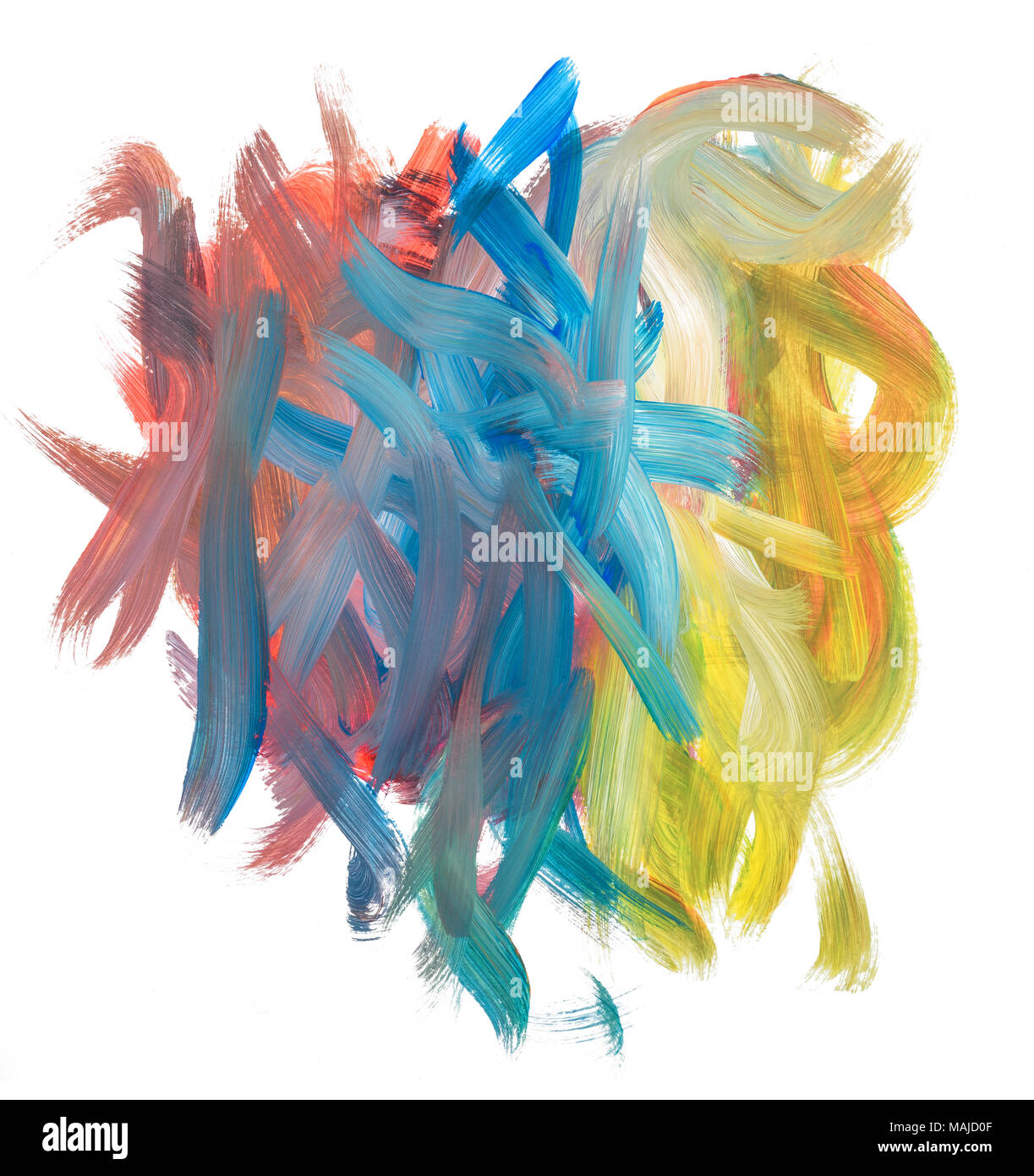 Abstract dipinte a mano sfondo ad acquerello Foto Stock