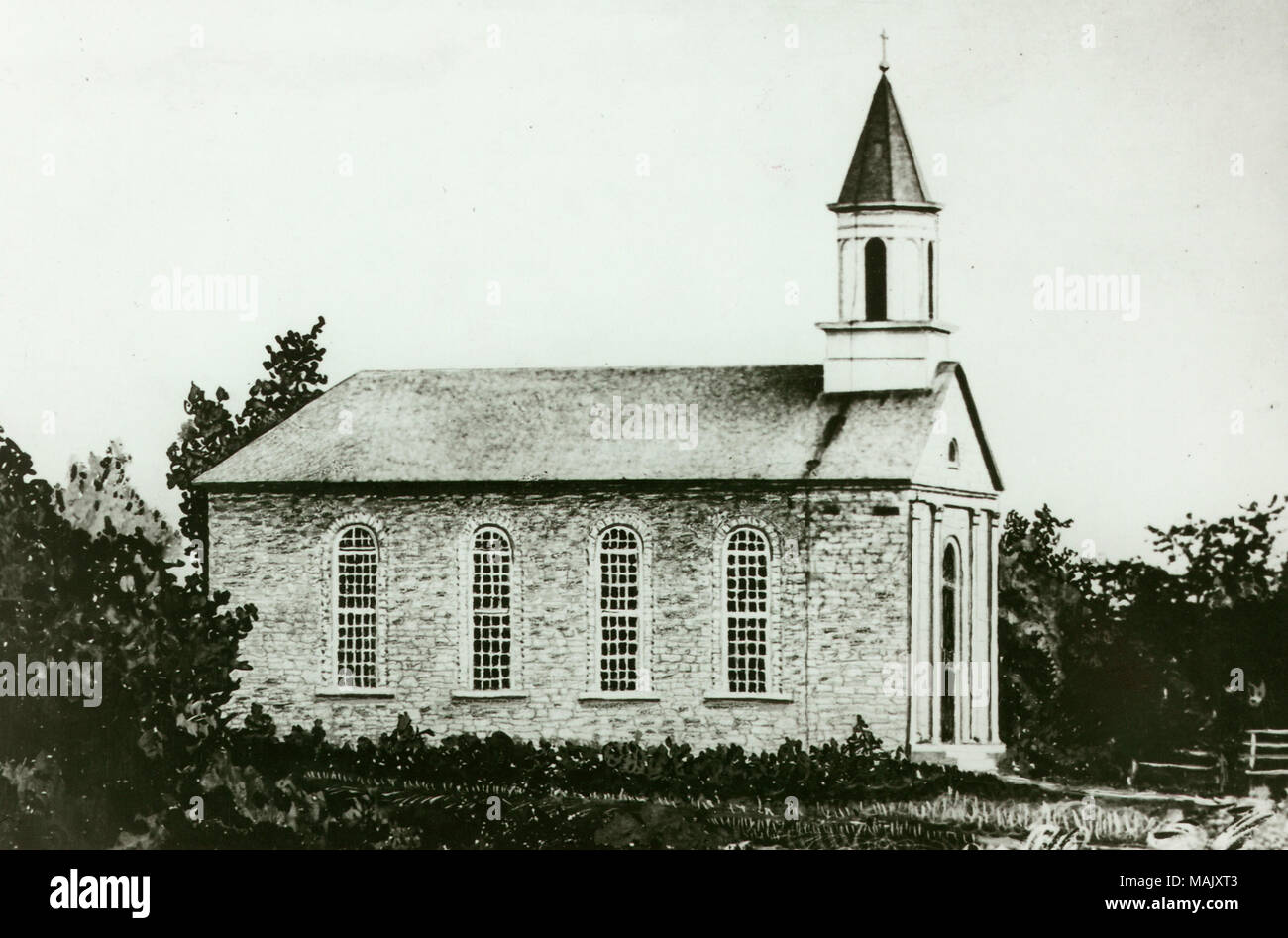 Titolo: San Carlo Borromeo, Chiesa di San Carlo, MO. . Circa 1865. Foto Stock