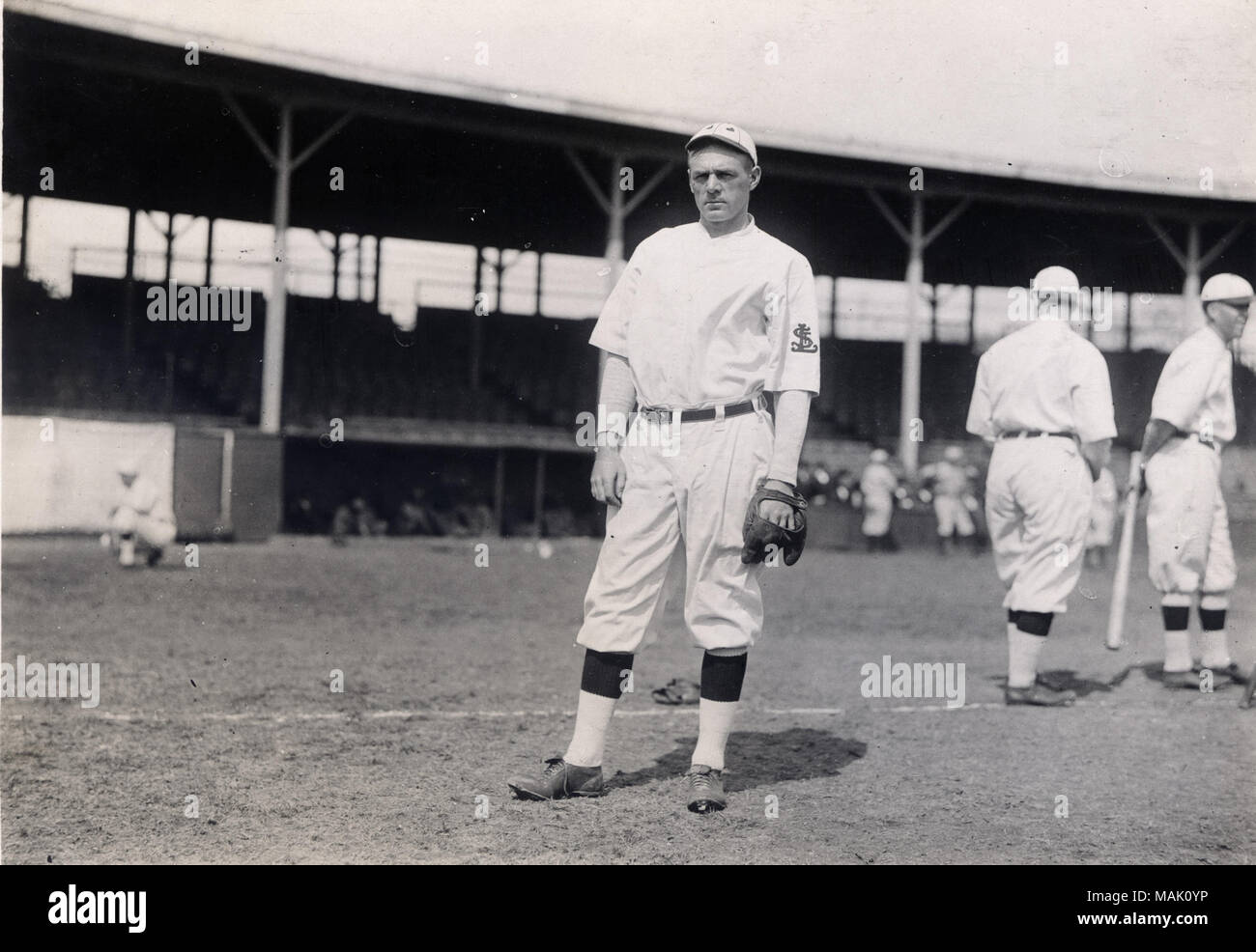 Titolo: Bob Harmon, St. Louis Cardinals brocca. . 1912. William H. Trefts Jr. Foto Stock