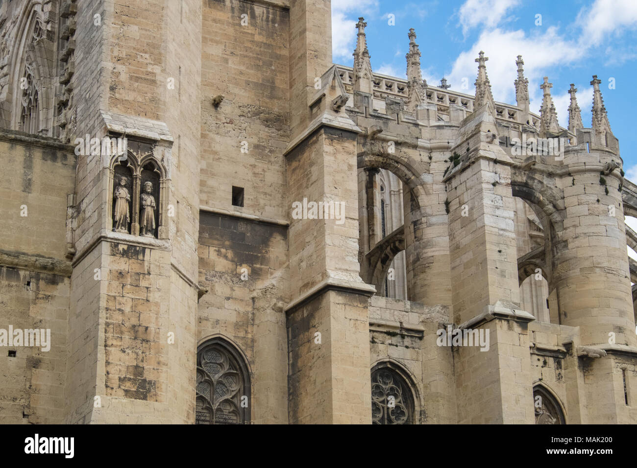Palais des archevêques,l Arcivescovo's,Palace,centro,d,Narbonne,Aude,Occitanie,sud,d,Francia,Francia,francese,l'Europa,europeo, Foto Stock