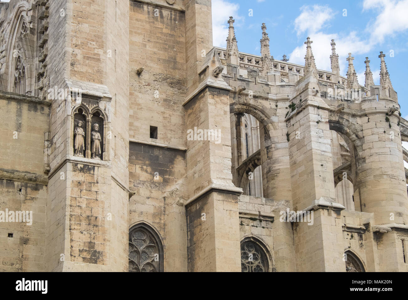 Palais des archevêques,l Arcivescovo's,Palace,centro,d,Narbonne,Aude,Occitanie,sud,d,Francia,Francia,francese,l'Europa,europeo, Foto Stock