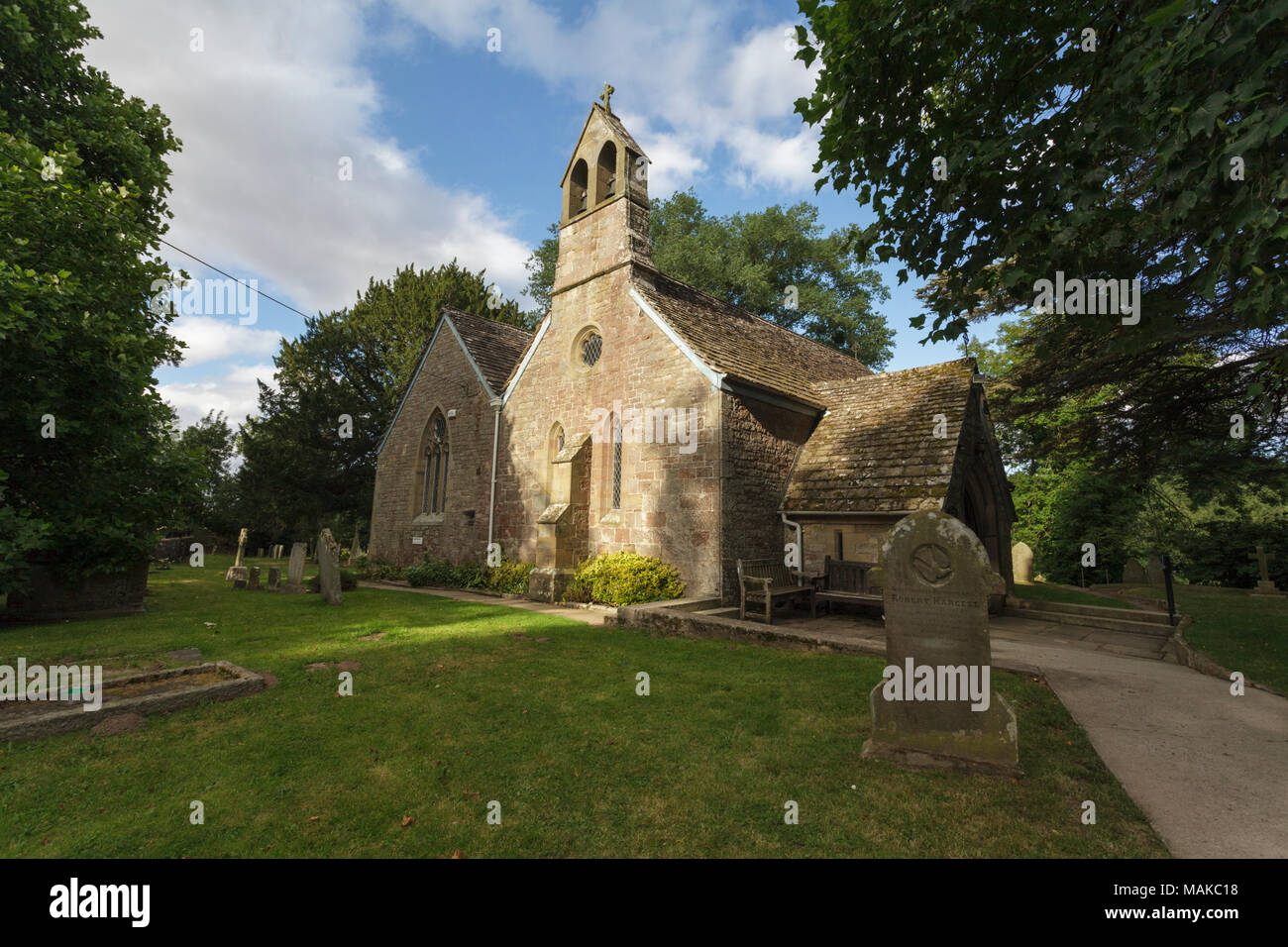 San Dubricius Chiesa Parrocchiale, Symonds Yat, Ross-on-Wye Foto Stock