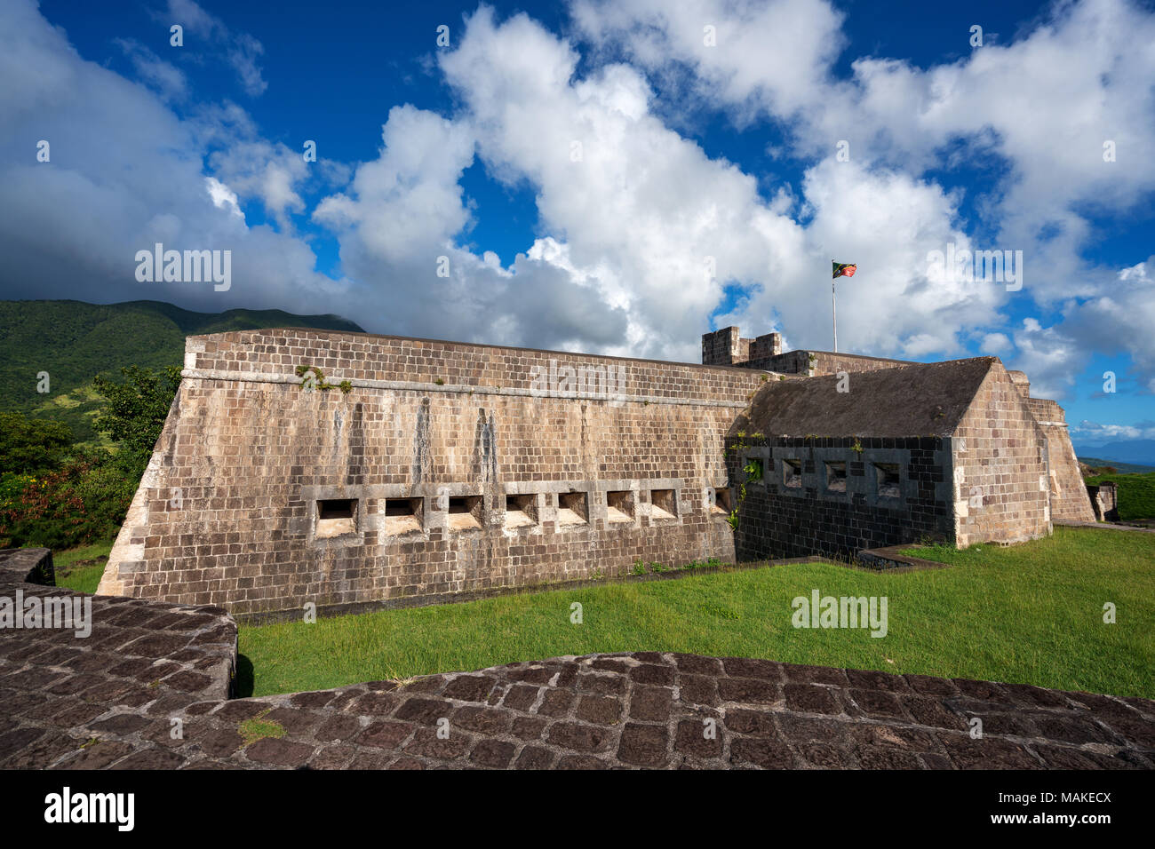 Parco Nazionale di Brimstone Hill Fortress. Foto Stock