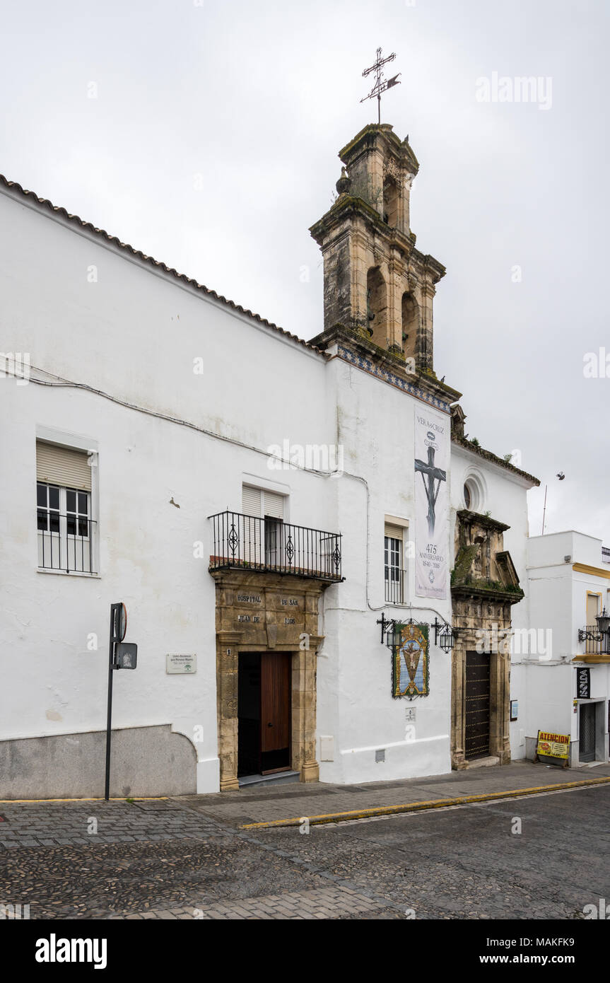 Chiesa di Arcos de la Frontera vicino a Cadiz Spagna Foto Stock