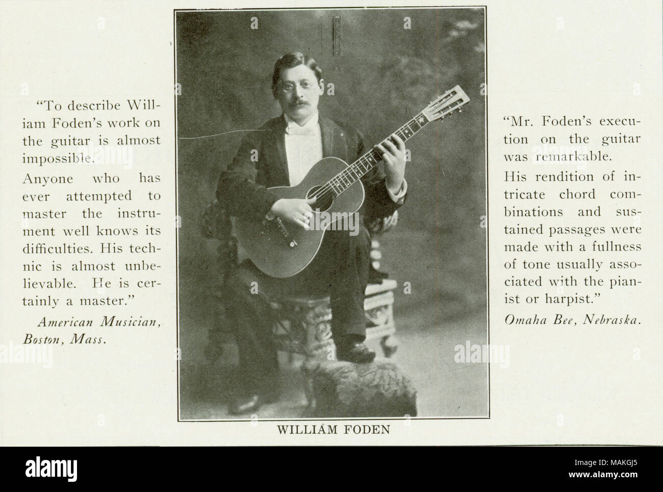 Programma per il concerto a Witherspoon Hall di Philadelphia, comprese le prestazioni da William Foden. Titolo: Programma di Souvenir per il XVII Convegno Annuale della American Guild of Banjoists, Mandolinists e chitarristi, 27 maggio 1918 . Il 27 maggio 1918. Foto Stock