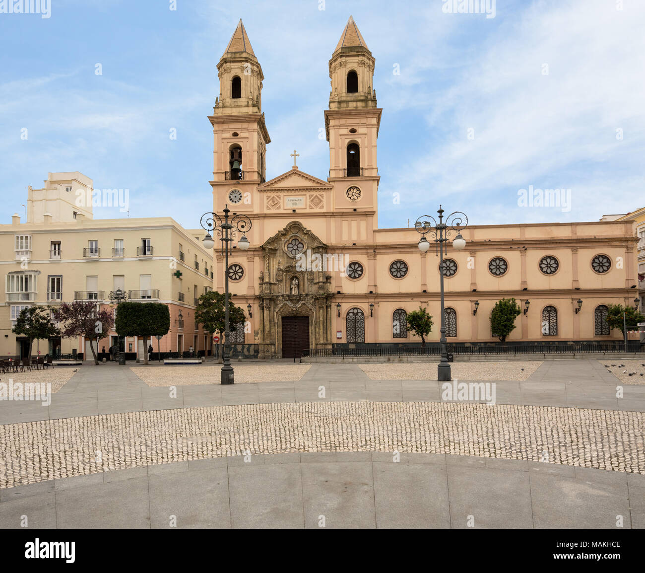 Chiesa di San Antonio a Cadice, Spagna meridionale Foto Stock
