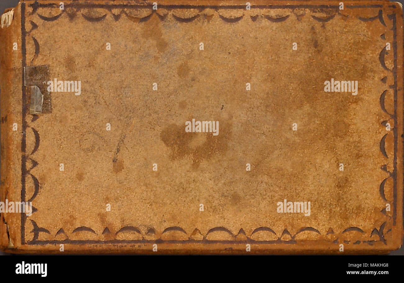 Dettagli Gunn del primo anno di vita negli Stati Uniti, comprese le sue esperienze con la casa di imbarco che vivono nella città di Jersey e New York City in cerca di lavoro come un artista e uno scrittore, pubblicando il suo primo libro "ose tra il Britishers,' e brevi visite a Philadelphia e Boston. Diario è marcata mediante Gunn come No. 2. Il primo volume non è nel Missouri Storia Museo della collezione. Titolo: Thomas Butler diari Gunn: Volume 1, Luglio 18, 1849-Ottobre 8, 1850 . tra il 1849 e il 1850. Gunn, Thomas Butler, 1826-1903 Foto Stock