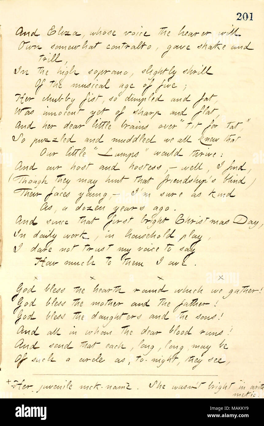 Jesse Haney La Poesia Di Natale Che E Stata Letta A Edwards Della Famiglia 1859 Festa