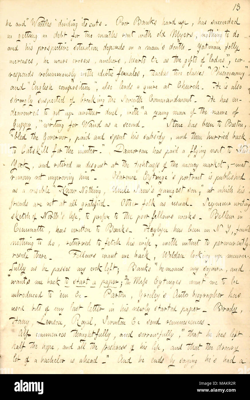 Descrive una lettera da Alf Waud, in cui egli si dà notizia ...