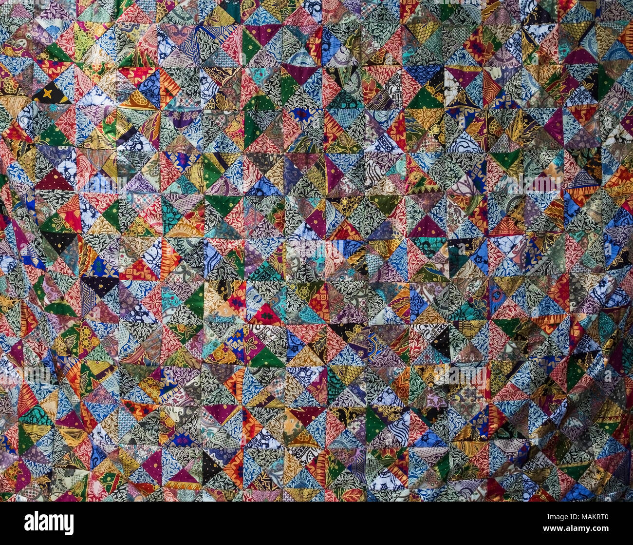 Patch work stile folk sfondo Foto Stock