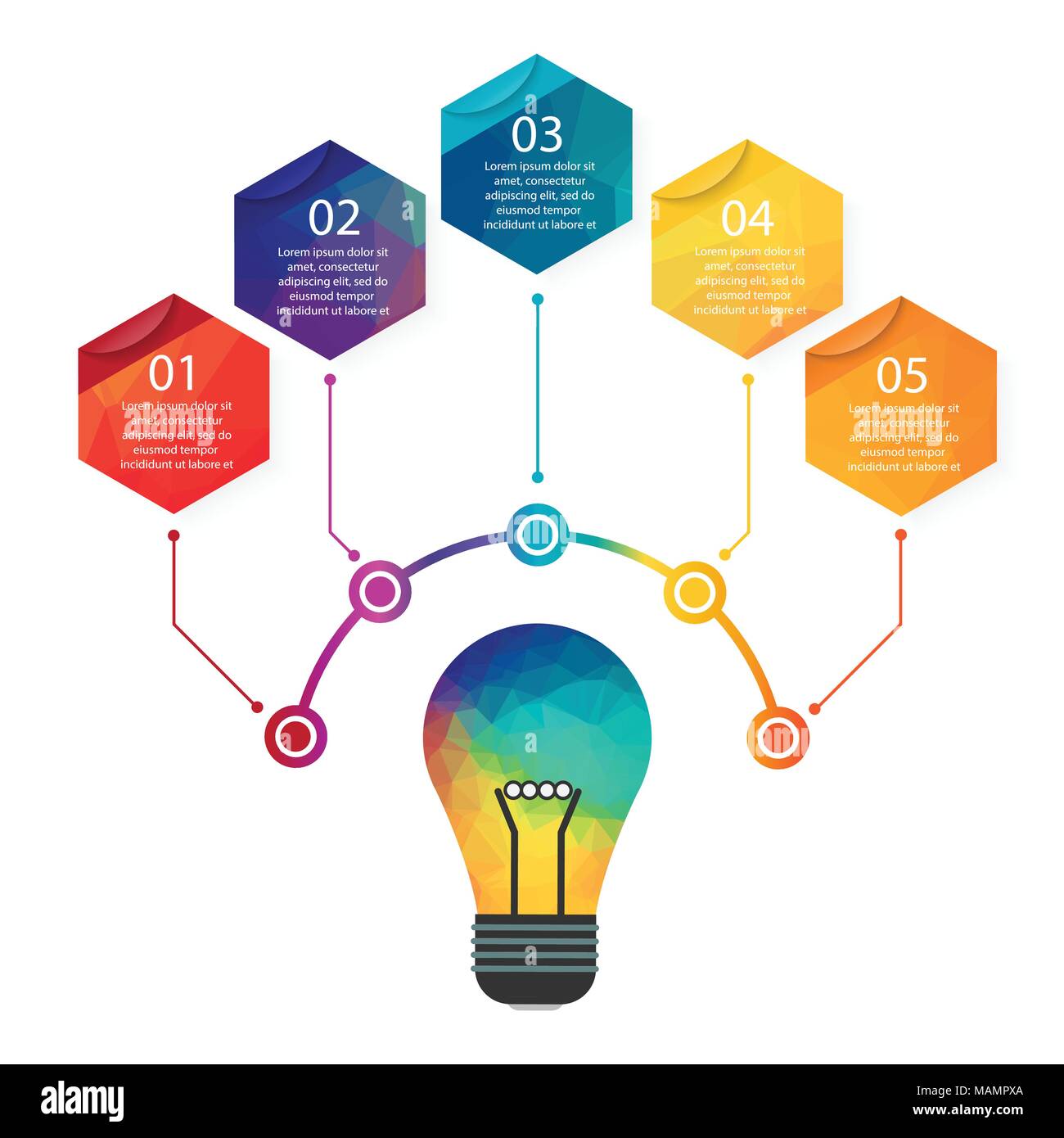 Design piatto illustrazione dei concetti per la grande idea, marketing, brainstorming, business, analisi,la strategia aziendale, gestione di progetto. Illustrazione Vettoriale