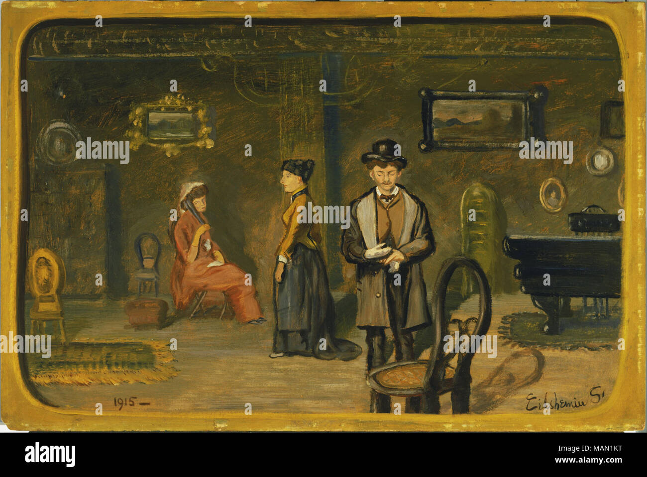 . Il respinto corteggiatore- Foto Stock