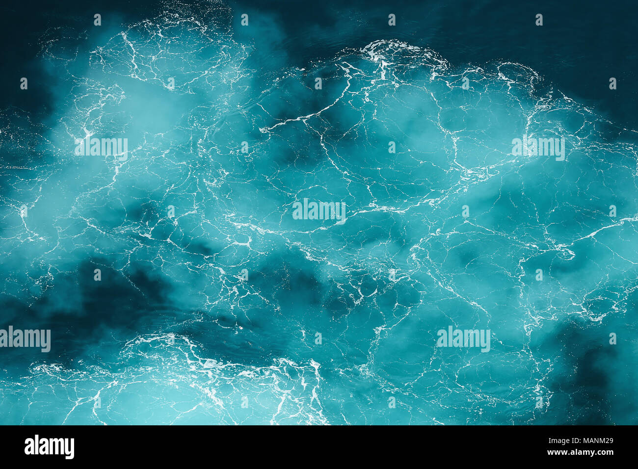 Abstract splash acqua del mare turchese per lo sfondo Foto Stock