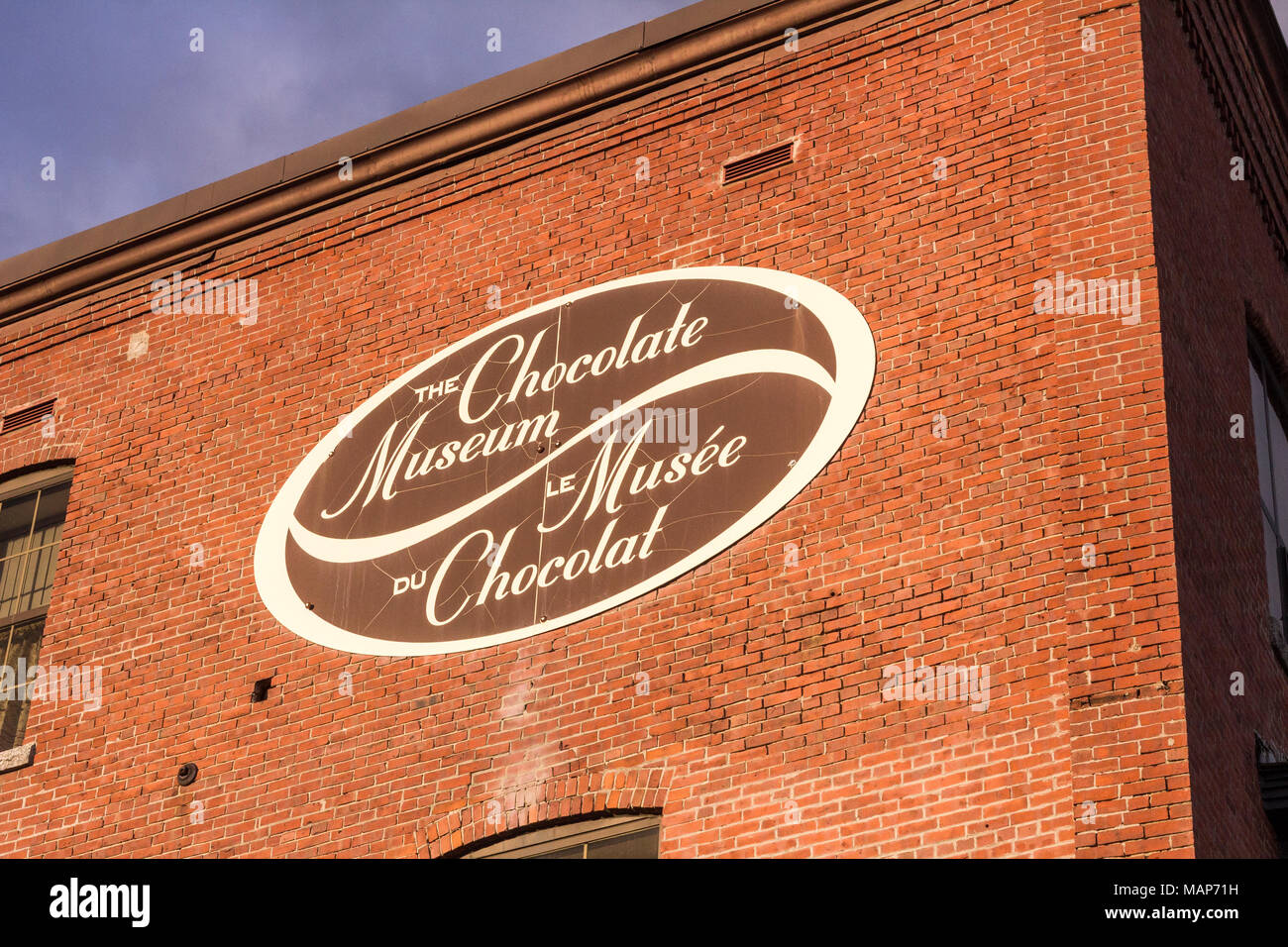 Ganong negozio di cioccolato e museo di Santo Stefano, New Brunswick, Canada fondata nel 1873 Foto Stock