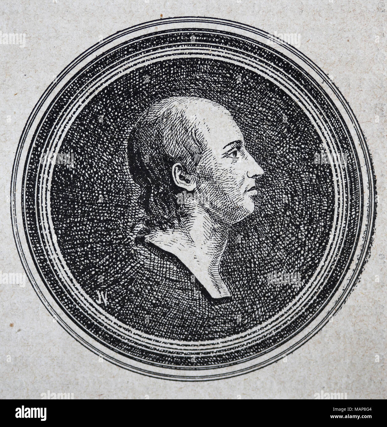 Emmanuel Joseph Sieyes (1748-1836) o di Abbe Sieyes. Assistere francese e scrittore politico. Incisione, XIX sec.. Foto Stock