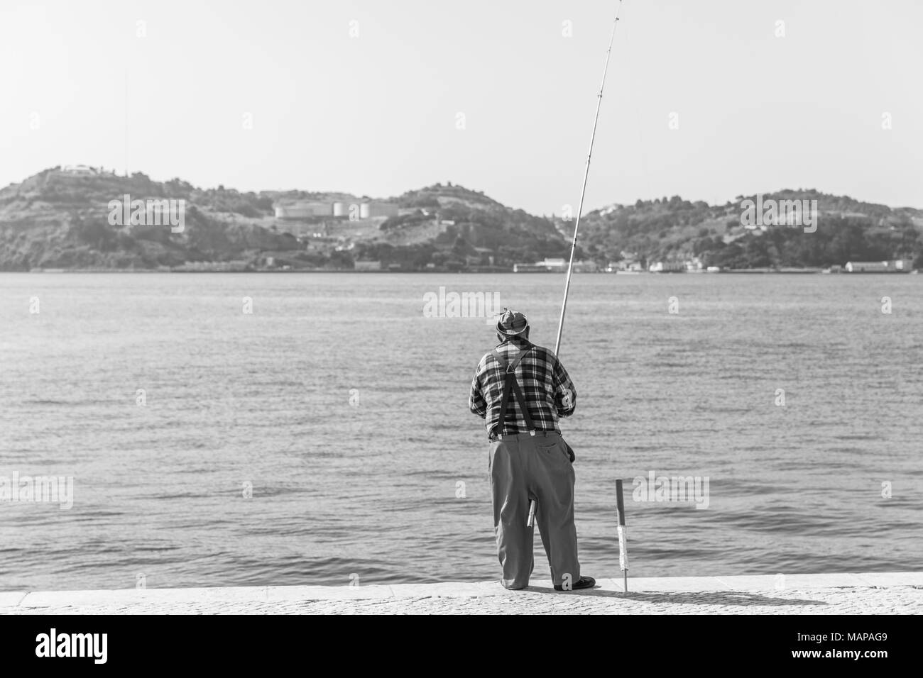 La pesca si cancella la tua mente Foto Stock