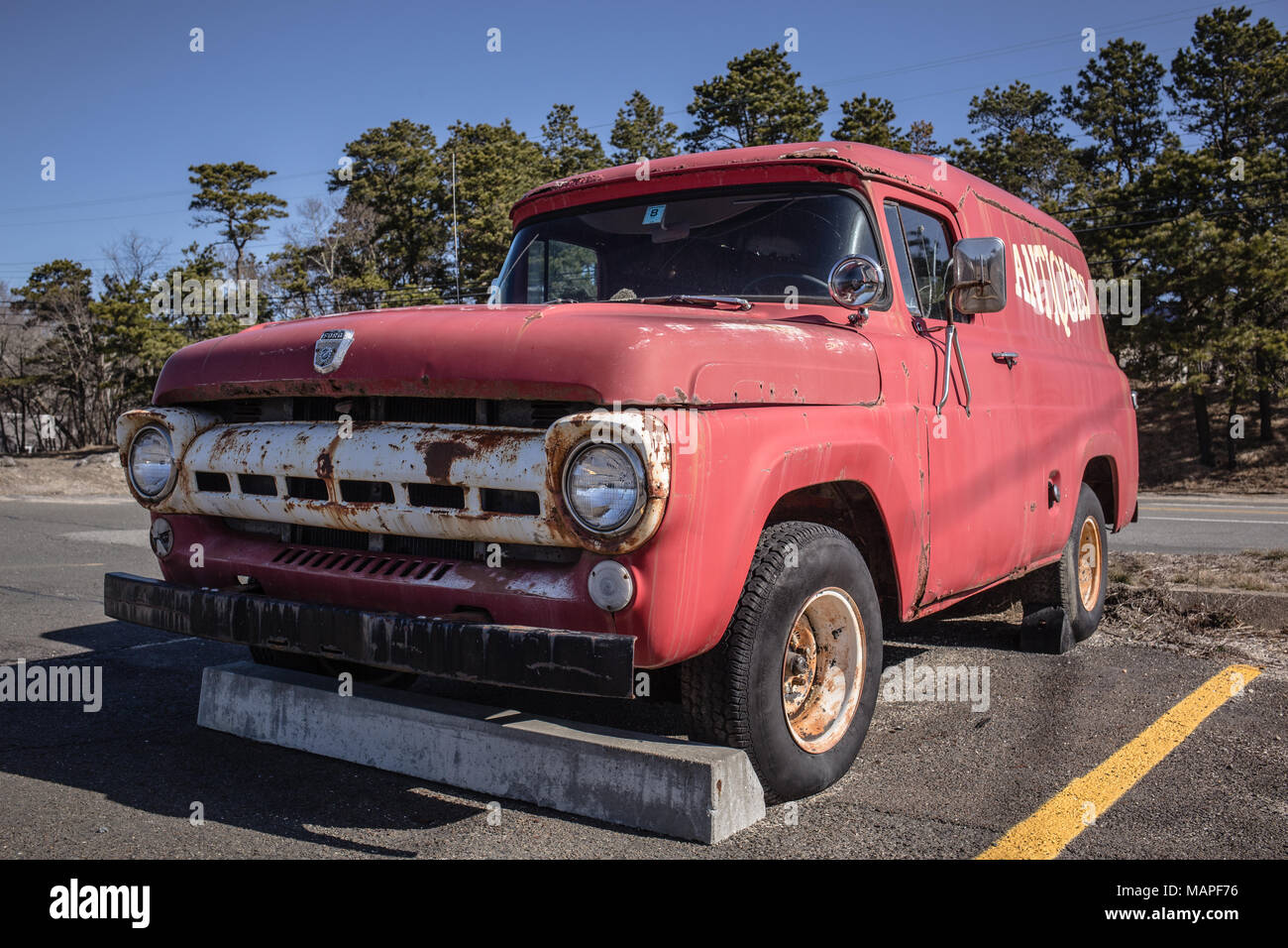 Old Ford furgone Foto Stock