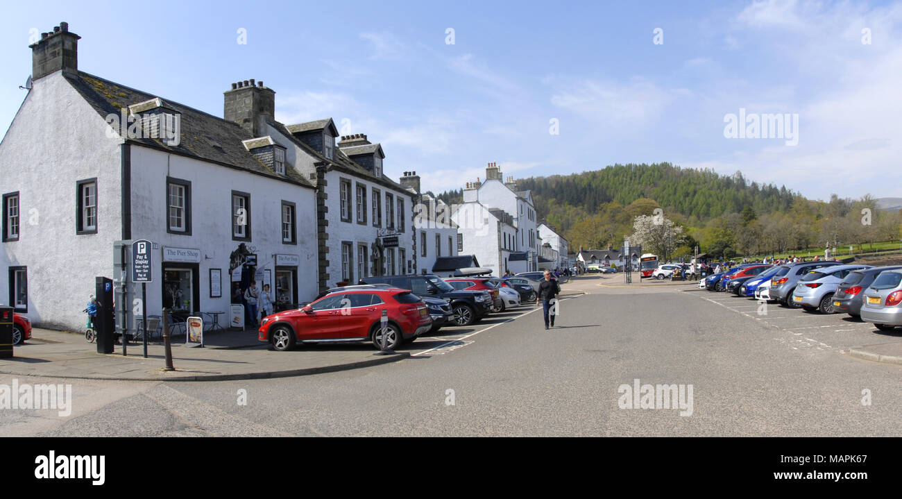 Front Street East (A38), Inveraray, Scozia Foto Stock