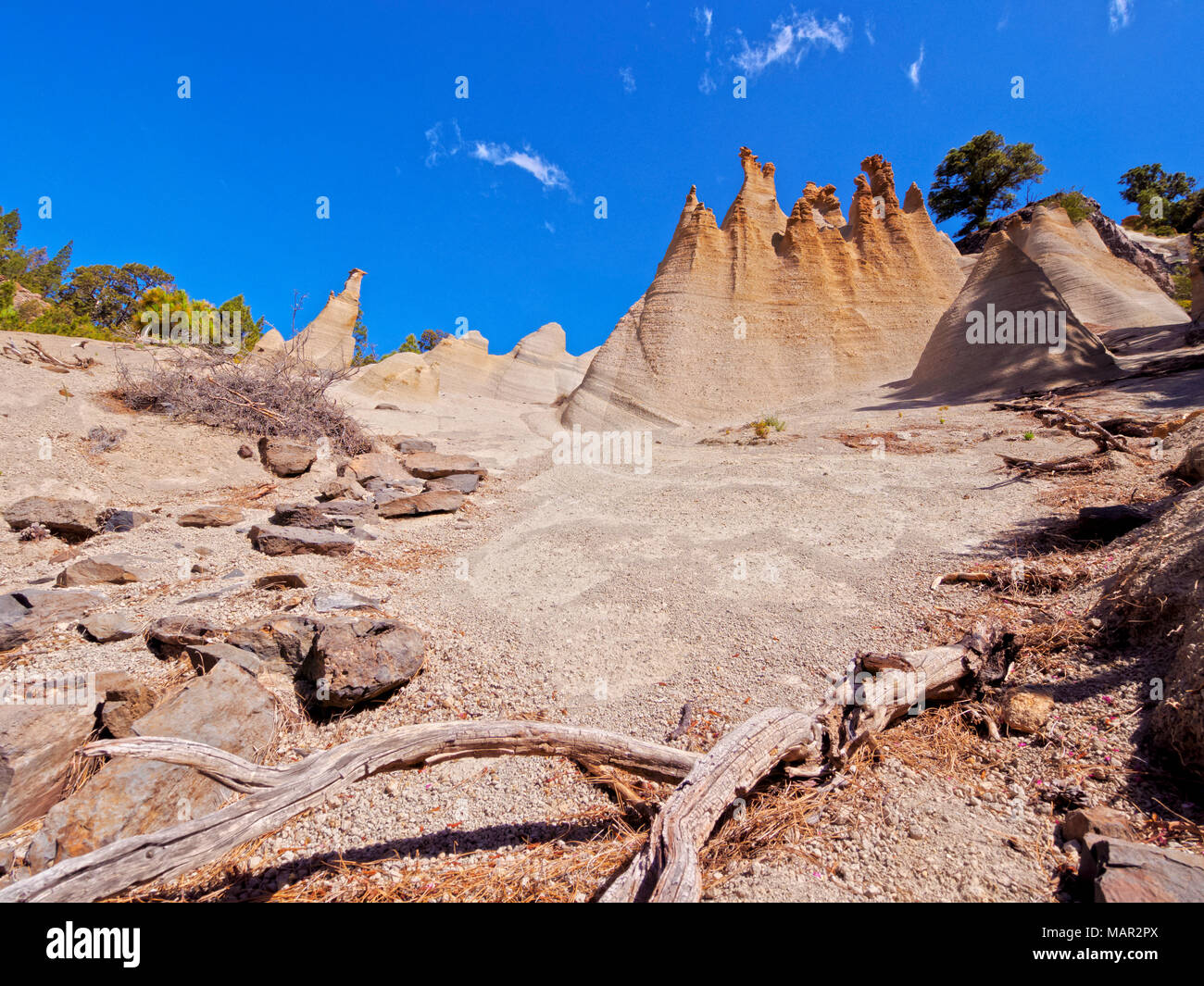 Paisaje Lunar Formazione Di Roccia Il Paesaggio Lunare Vilaflor Isola Di Tenerife Isole Canarie Spagna Europa Foto Stock Alamy