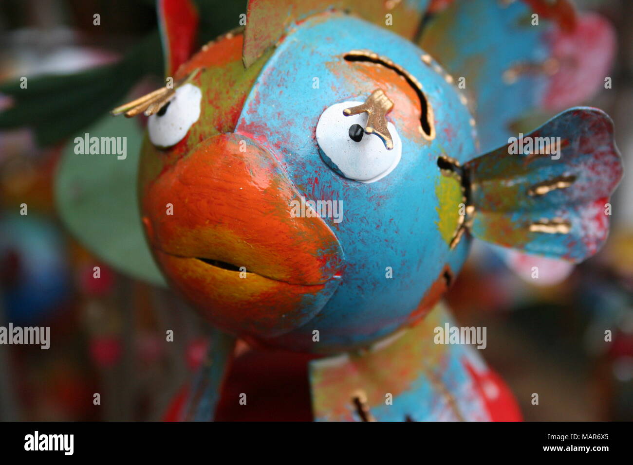 Un bel colpo di pesci Foto Stock