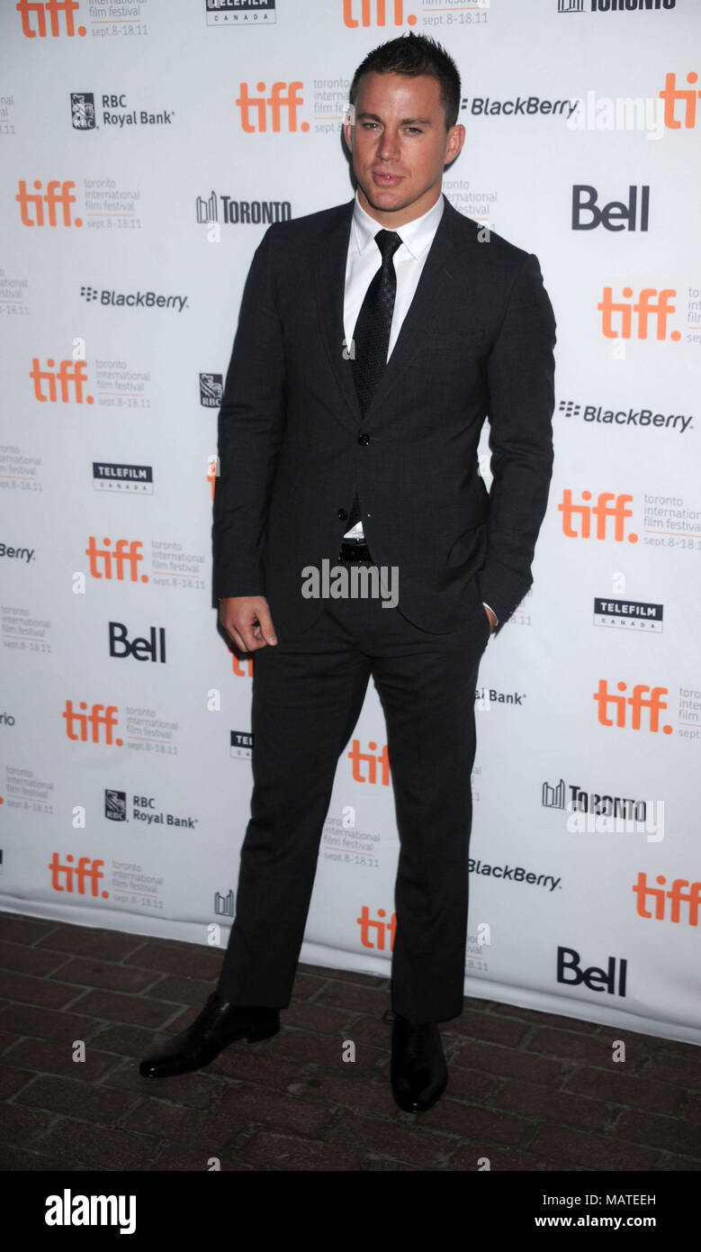 TORONTO, ON - 12 settembre: Channing Tatum assiste "Dieci anni di' Premiere a Ryerson Theater durante il 2011 Toronto International Film Festival il 12 settembre 2011 a Toronto in Canada la gente: Channing Tatum Foto Stock