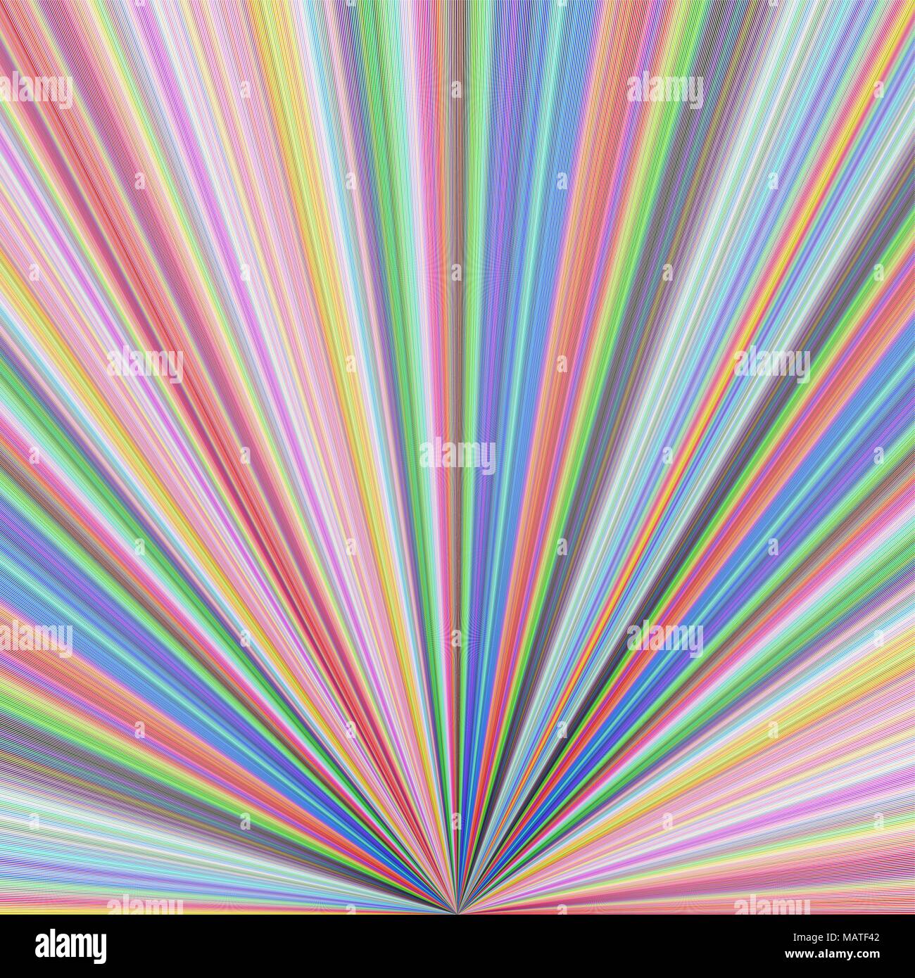 Colorata ray burst sfondo - disegno vettoriale Illustrazione Vettoriale