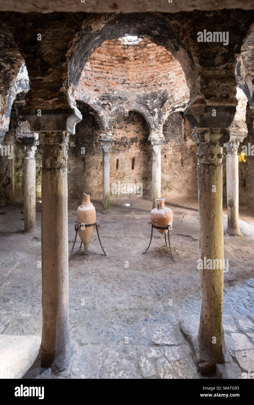 Mallorca, Palma de Mallorca, Banys Arabs, Arabische Bäder, Caldarium Foto Stock
