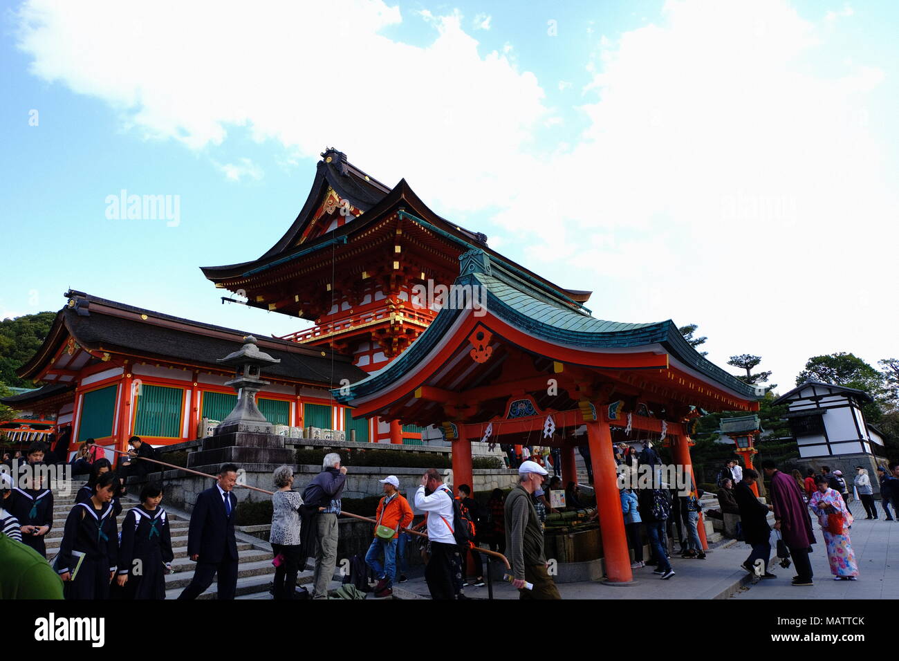 Santuario di Yasaka Foto Stock