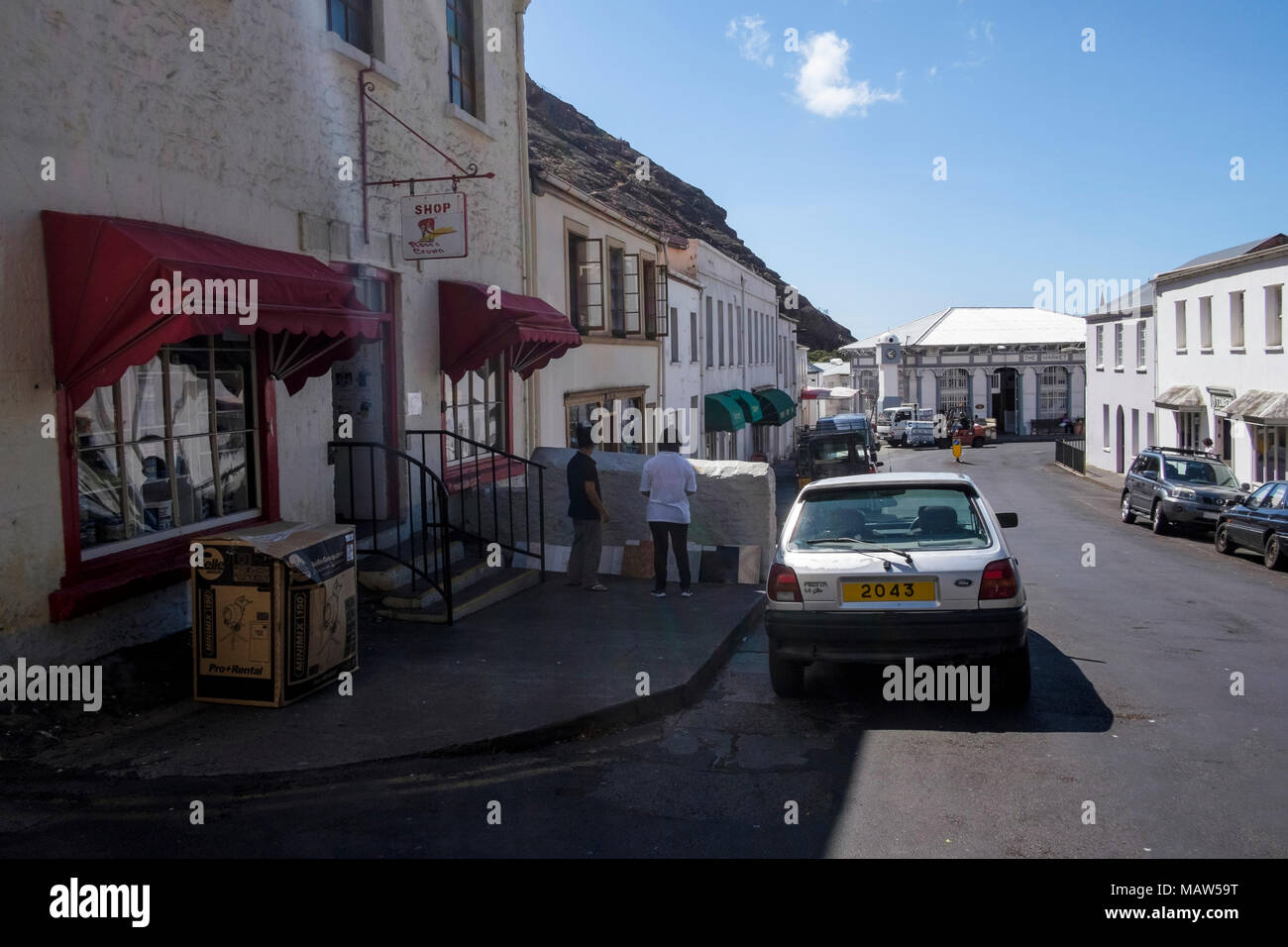 Jamestown, Saint Helena, Atlantico del Sud. Foto Stock