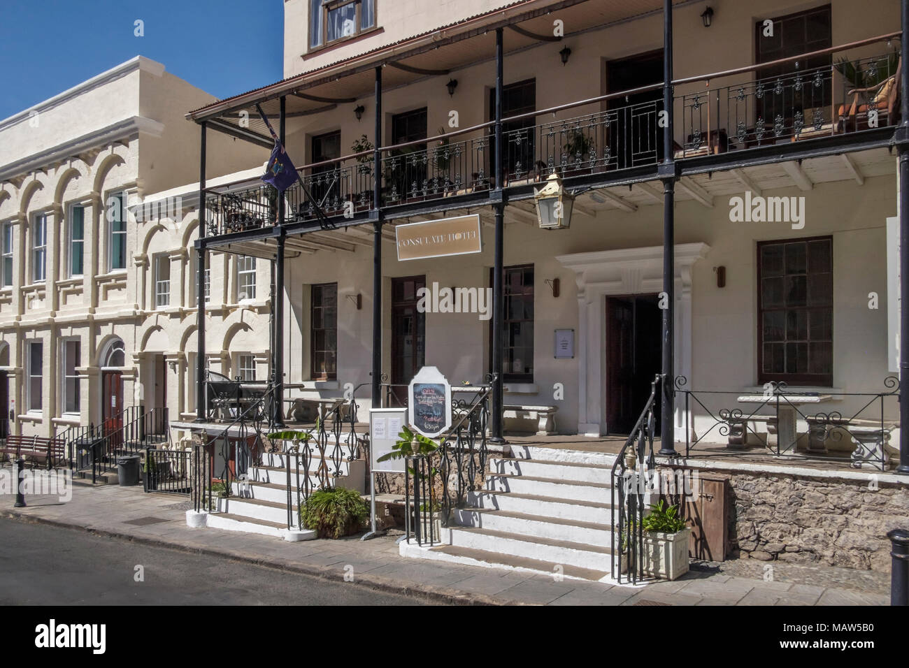 Consolato Hotel, Jamestown, Saint Helena, Atlantico del Sud. Foto Stock