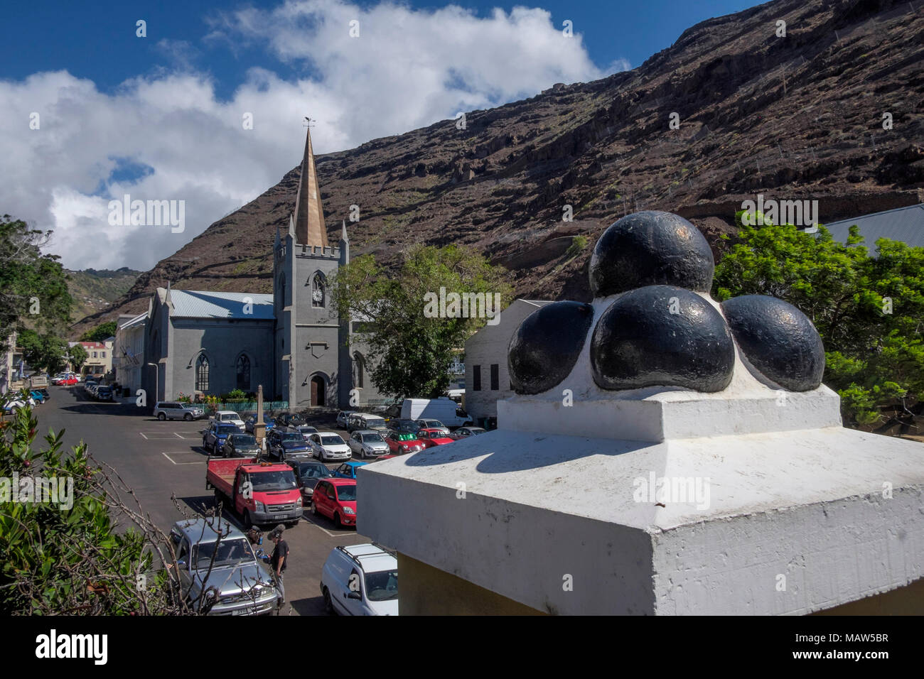 St. James Church, Jamestown, Saint Helena, Atlantico del Sud. Foto Stock